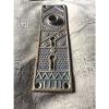Antique Victorian Cast Bronze Entry  Doorknob Backplate -  F.C. Linde &amp; Co. #4 small image