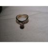 ...Gold Vermeil Sterling Silver,Linde/Lindy Ruby Star Sapphire Dangle Charm Ring #3 small image