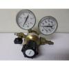 Used Linde Brass Regulator with Gauges, 0-30 and 0-4000 PSI, TSA-15-350 #1 small image