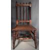Antique German Sausage Turned Walnut Childs Chair Jenny Linde 1830 Photographers #1 small image