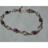 ...Beautiful Gold Vermeil,Linde/Lindy Ruby Star Sapphires Bracelet... #3 small image