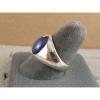 MEN&#039;S 12x10mm 5+ CT LINDE LINDY CRNFLR BLUE STAR SAPPHIRE CREATED SECOND RING SS #5 small image