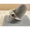 VINTAGE LINDE LINDY MINT GREEN STAR SAPPHIRE CREATED DRAGON FLY RING RP .925 SS #5 small image