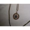 Vintage 12 Gold Filled Filigree,Linde/Lindy Blue Star Sapphire Pendant Necklace #1 small image