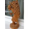 Kraxenträger  50cm, Linde natur Holzfigur ,Skulptur,  echte Holzschnitzerei , #5 small image