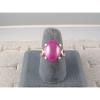 16X12MM 9+CT LINDE LINDY PINK STAR SAPPHIRE CREATED RUBY SECOND RING .925 SS #2 small image