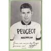 VAN DER LINDE, Autographe manuscrit. cyclisme.Peugeot Michelin