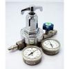 Linde Union Carbide Corporation Speciality Gases Regulator with 2 Gauges SST-316 #1 small image