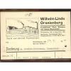 41404136 Oranienburg Fa Wilhelm Linde Rechng Oranienburg #1 small image