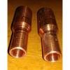 2 NOS ESAB Linde #8 MIG Nozzle Copper 998893 No. 8 for ST-23 and ST-23A Mig Gun