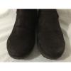 BearTraps &#039;Cammy&#039; Ankle Boots Brown Suede Faux Fur Linde Size 7.5M #3 small image