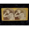 Antique Stereoview Photo Stolze Linde Berlin Bertha Walter Actress Germany #1 small image