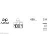 Artoz 1001 - 20 Stück Briefumschläge DIN C7 110x75 mm - Frei Haus #3 small image