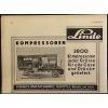 Linde Kompressoren,fahrb.Preßluftanlage,Maschin.fab.Sürth,Köln,orig.Anzeige 1937 #1 small image