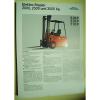 Sales Brochure Original Info Prospekt Linde Elektro-Stapler 2000, 2500, 3000 Kg #1 small image