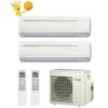 9000 + 12000 Btu Daikin Dual Zone Ductless Wall Mount Heat Pump Air Conditioner