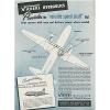 1949 Vickers Aircraft Hydraulics Ad Continental Airlines 15th Anniversary #1 small image