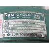 Sumitomo SM-Cyclo VC 3155/09 Inline Gear Reducer 253:1 Ratio 121 Hp