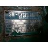 SUMITOMO SM-CYCLO GEARBOX MODEL H56 / RATIO 6 / INPUT HP 165 / RPM 1750
