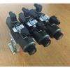 Lot of 3 Nachi SA-G03-C6-D1- E21 Hydraulic Valve with Double Solenoid