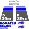 Komatsu Decals for Backhoes, Wheel Loaders, Dozers, Mini-excavators, and Dumps #2 small image