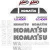 Komatsu Decals for Backhoes, Wheel Loaders, Dozers, Mini-excavators, and Dumps #4 small image