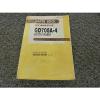 Komatsu GD705A-4 Motor Grader Parts Catalog Manual S/N 31001 and Up #1 small image