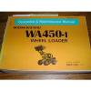 Komatsu WA450-1 OPERATION MAINTENANCE MANUAL WHEEL LOADER OPERATOR GUIDE BOOK #1 small image