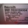 PAIR OF MNR R200139304 Bosch Rexroth Runner Block Ball Carriage Linear Bearing