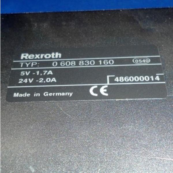 REXROTH Germany Russia SE301 TIGHTENING CONTROLLER 0 608 830 160 *kjs* #3 image