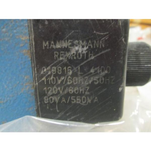 Mannesmann Japan Germany Rexroth Spool Type D Directional Control Valve #4WE10D33 (Used) #3 image