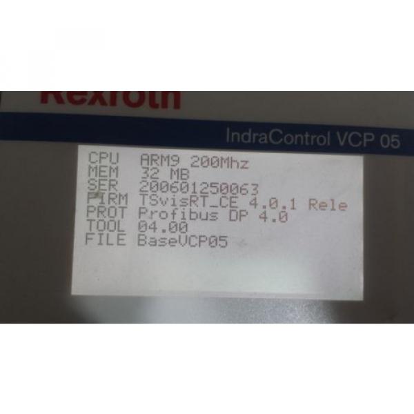 Rexroth Germany Greece IndraControl VCP 05 with PROFIBUS DP slave VCP05.2DSN-003-PB-NN-PW #9 image