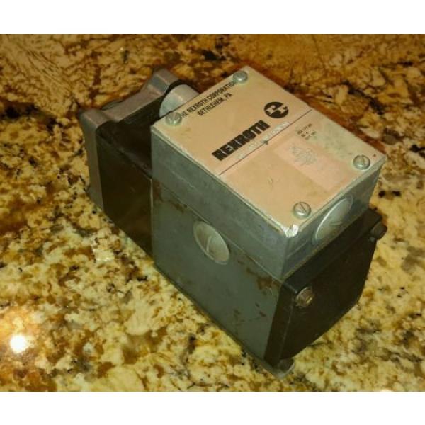 REXROTH 4WE10D21/AW110NDAV SOLENOID VALVE HYDRAULIC HYDRO NORMA $199 #1 image