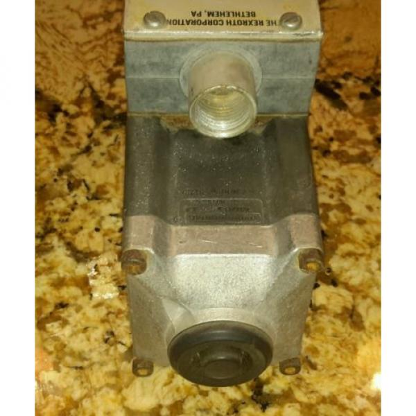 REXROTH 4WE10D21/AW110NDAV SOLENOID VALVE HYDRAULIC HYDRO NORMA $199 #3 image