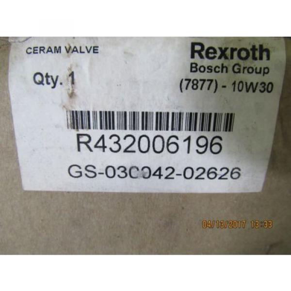 REXROTH CERAM VALVE R432006196 Origin #4 image