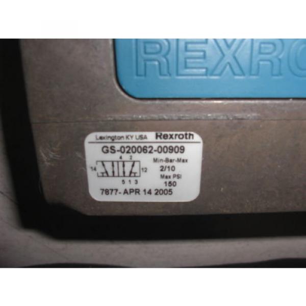 REXROTH GS-020062-00909 PNEUMATIC VALVE CERAM Origin IN THE BOX #2 image