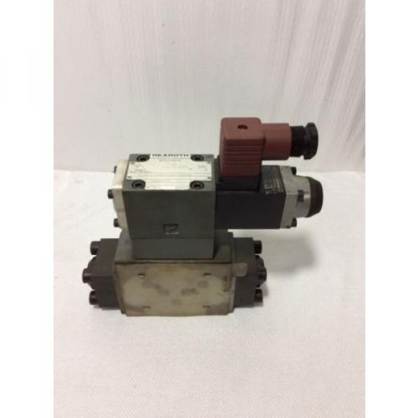 REXROTH HYDRAULIC VALVE 4WE6Y53/AW12060NZ45 WITH Z4WEH10E63-40/6A120-60NTZ45 #1 image