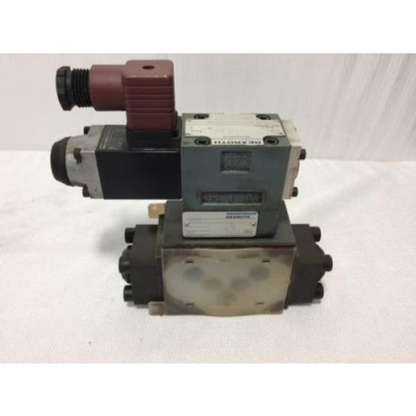 REXROTH Germany Germany HYDRAULIC VALVE 4WE6Y53/AW12060NZ45 WITH Z4WEH10E63-40/6A120-60NTZ45 #3 image