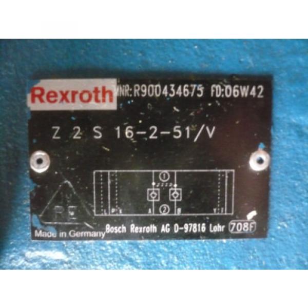 origin Rexroth R900434675 Z2S16-2-51/V Valve #2 image