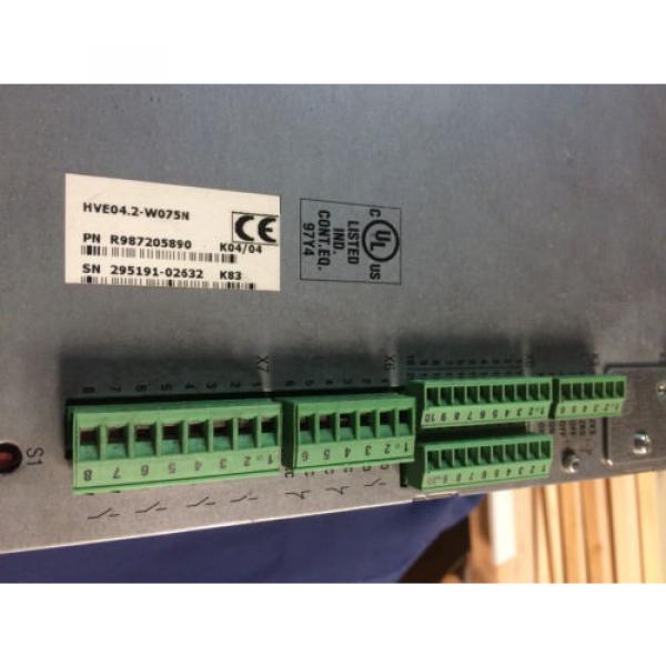 SALE Rexroth Indramat HVE042-W075N POWER SUPPLY WITH BLEEDER HZB022-W002N #2 image