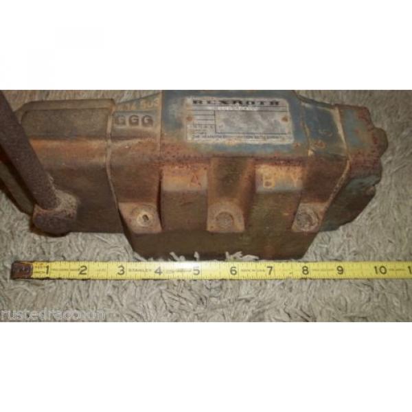 REXROTH Mexico Japan VALVE Made in Germany Vintage Tool Weighs Almost 19 pounds Barn Find #10 image