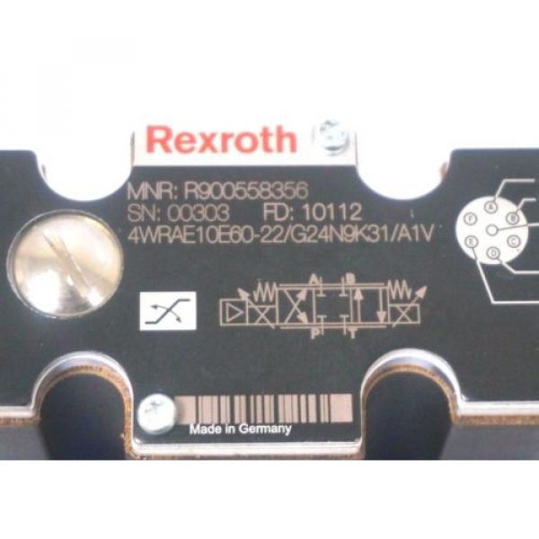 Origin REXROTH 4WRAE10E60-22/G24N9K31/A1V CONTROL VALVE R900558356 #3 image