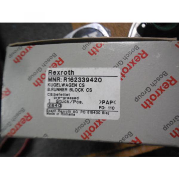 NEW Italy Greece REXROTH LINEAR BEARING # R162339420 #2 image