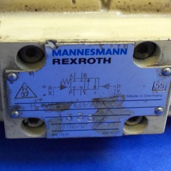 MANNESMANN REXROTH 250V 5A HYDRAULIC SOLENOID VALVE, H-4WH 25 E61//41 SO12 #2 image