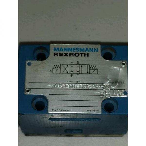 Rexroth 4WE6E60/EG24N9Z 55LV Directional Control Valve RR00880060 Spool Type E #7 image