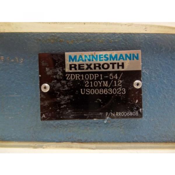 REXROTH Mexico Canada ZDR10DP1-54/210YM/12 HIGH PRESSURE REDUCING VALVE P/N: RR006808 #6 image