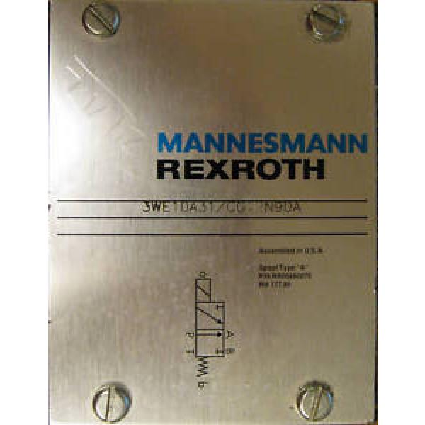 Mannesmann Japan USA Rexroth Hydraulic Valve 3WE10A31/CG12N9DA #1 image