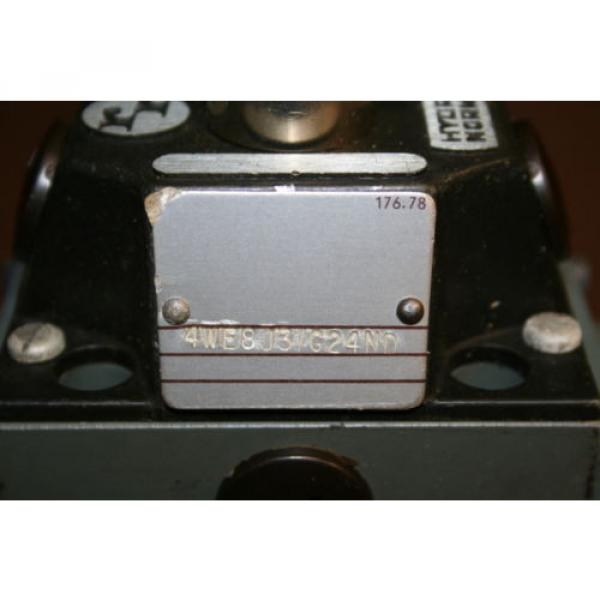Directional valve Hydraulic 4WE8J3 24 VDC High power Solenoid Rexroth Unused #3 image