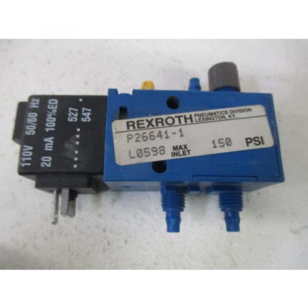 REXROTH Russia Italy P26641-1 SOLENOID VALVE *USED* #1 image