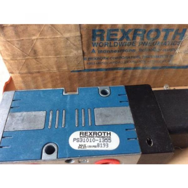 BOSCH Italy USA REXROTH PS31010-1355 - PNEUMATIC VALVE 150PSI MAX INLET - New In Box! #2 image